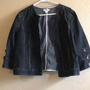 Dark blue/black jean jacket